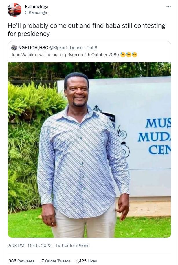 Kalamzinga kalasinga he'll probably come out and find baba still contesting for