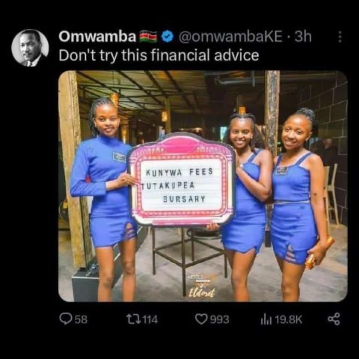 Omwamba omwambake 3h don't try this financial advice kumywa fees uakupfa bursary