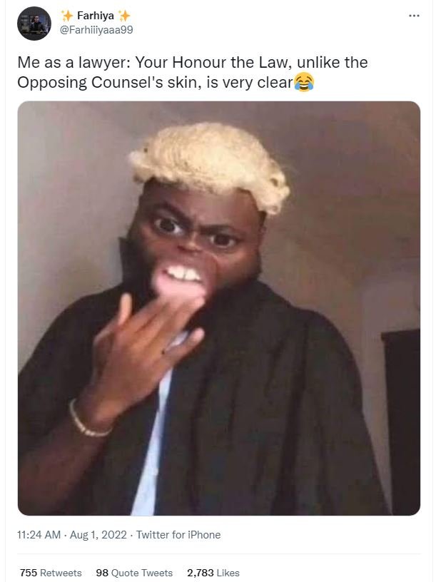 Farhiya farhiiiyaaa9g me as a lawyer your honour the law unlike the opposing cou