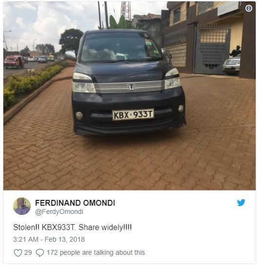 Kbx9551 ferdinand omondi ferdyomondi stolenl! kbx933t. share widelyllı! 3.21 am
