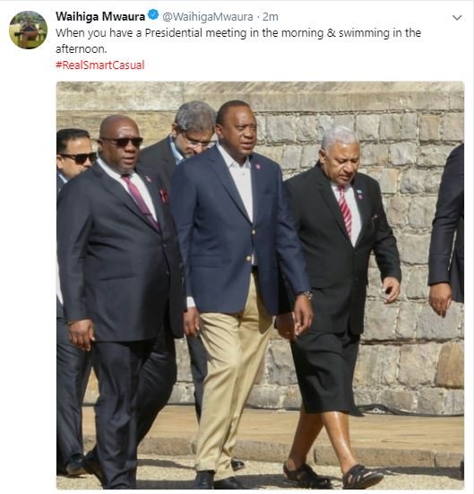 Waihiga mwaura waihigamwaura zm when you have presidential meeting in the mornin