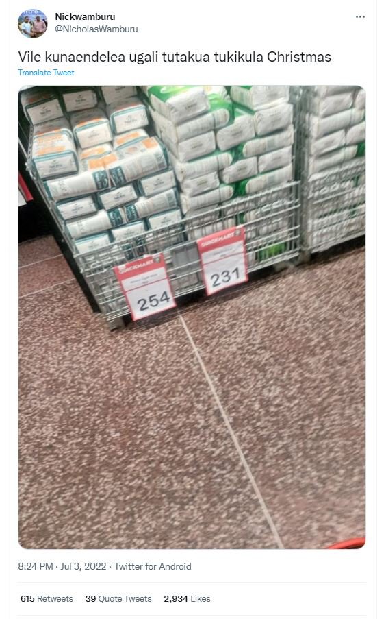 Nickwamburu nicholaswamburu vile kunaendelea ugali tutakua tukikula christmas tr