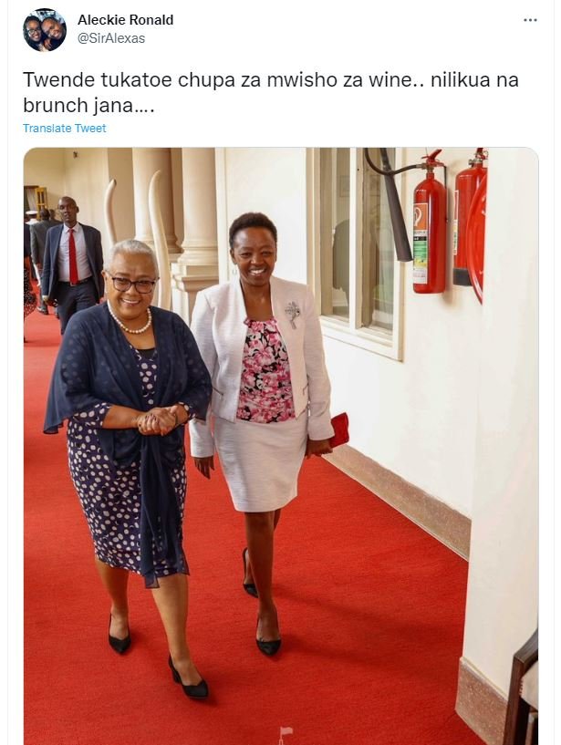 Aleckie ronald siralexas twende tukatoe chupa za mwisho za wine.. nilikua na bru