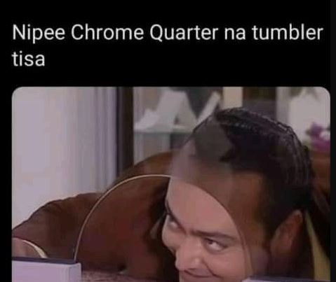 Nipee Chrome Quarter na tumbler tisa