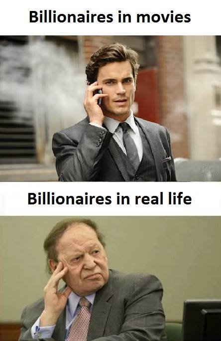 Billionaires in movies billionaires in real life