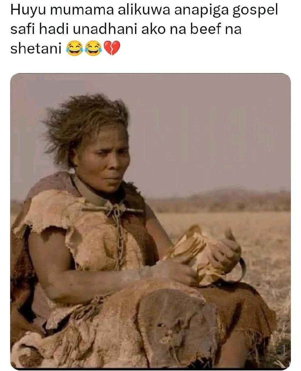 Huyu mumama alikuwa anapiga gospel safi hadi unadhani ako na beef na shetani