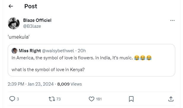 Post blaze officiel b3laze umekula miss right waisybethwel . 20h in america the