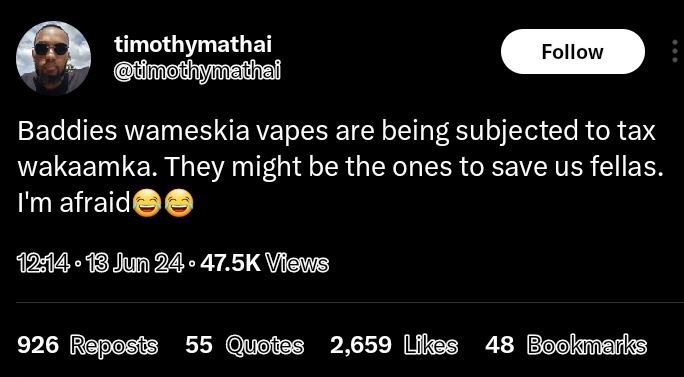 Timothymathai tmodhymmathaf follow baddies wameskia vapes are being subjected to