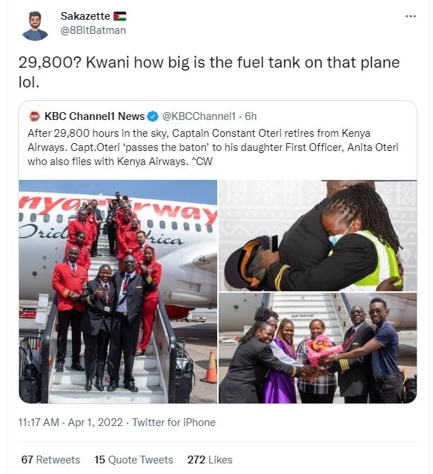 Sakazette 8bitbatman 29,800? kwani how big is the fuel tank on that plane lol. k