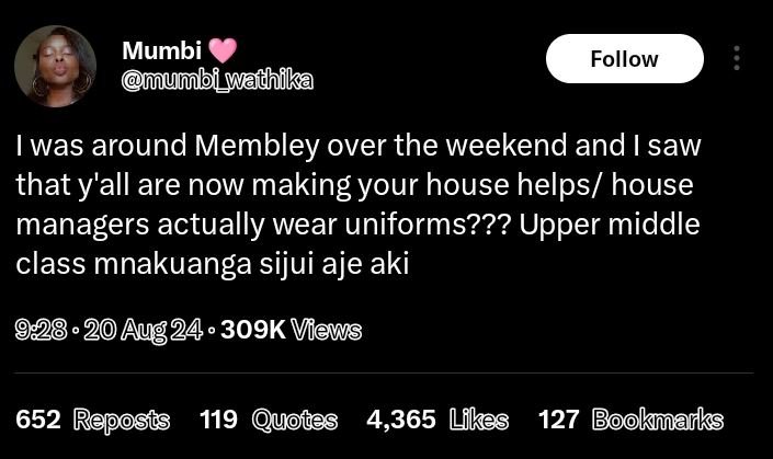 Mumbi mumbi_wathika follow was around membley over the weekend and i saw that y'