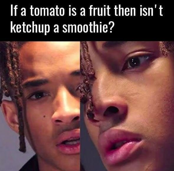 If a tomato is a fruit then isn't ketchup a smoothie?