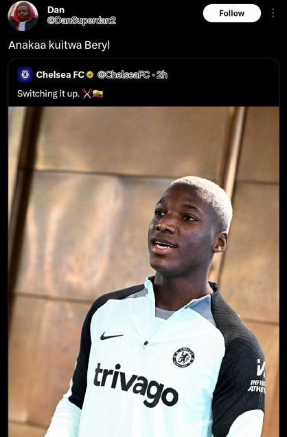 Dan dangupeidaiz follow anakaa kuitwa beryl chelsea fc chelseafc . 2h switching