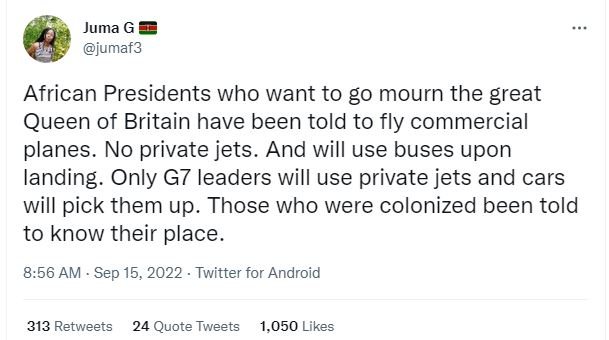 Juma g jumaf3 african presidents who want to go mourn the great queen of britain