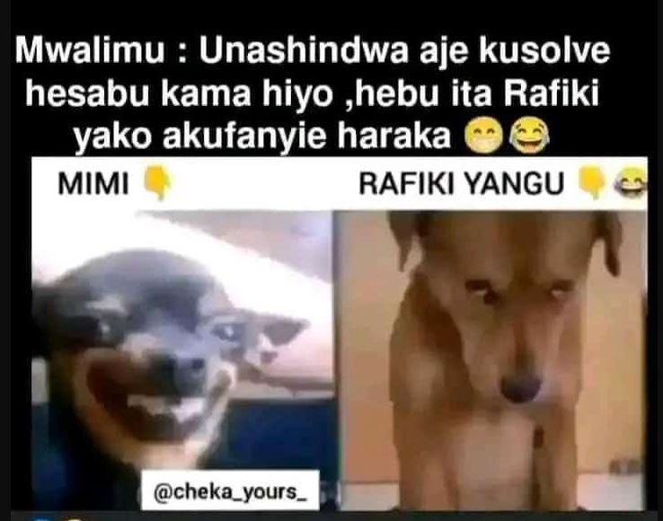Mwalimu 2 unashindwa aje kusolve hesabu kama hiyo ,hebu ita rafiki yako akufanyi