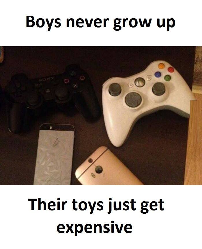 Boys never grow up their toys just get expensive