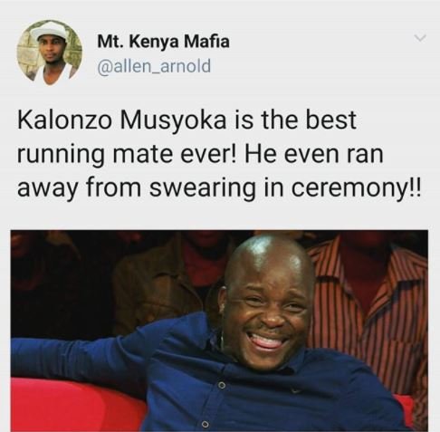 Mt kenya mafia allen_arnold kalonzo musyoka is the best running mate ever! he ev