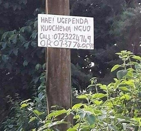 Hae! ugependa kuochewa nguo call