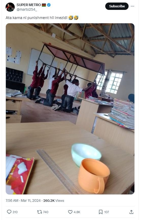 Super metro marto254 subscribe ata kama ni punishment hii imezidi 9 9 7.56 am ma