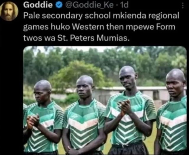 Goddie goddie ke id pale secondary school mkienda regional games huko western th