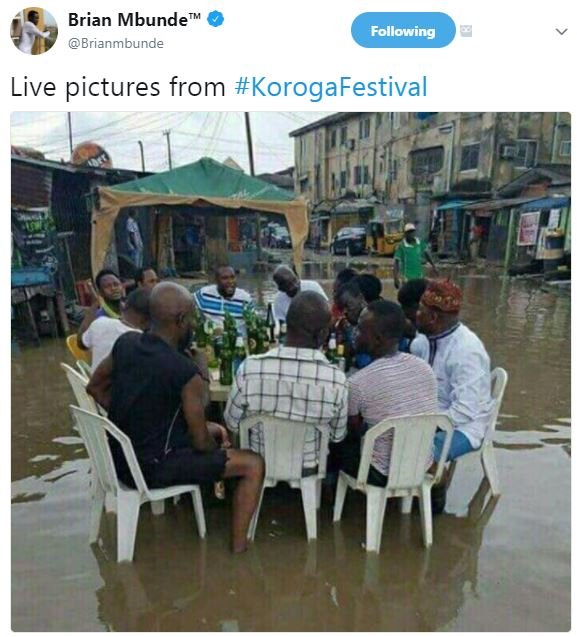 Brian mbunde brianmbunde following live pictures from korogafestival