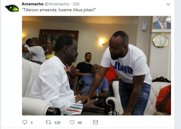 Amamacho amamacho 22h tillerson ameenda tuseme ilikua jokes 1 120 jlo