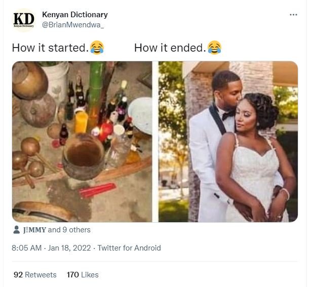 KD Kenyan Dictionary BrianMwendwa _ How it started. How it ended. JIMMY and 9 ot