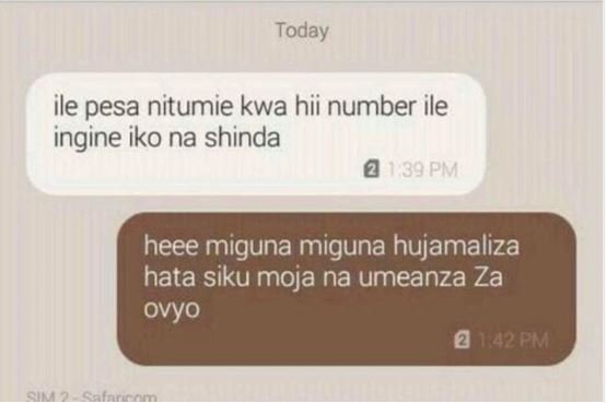 Ile pesa nitumie kwa hii number ile ingine iko na shinda 89 pm heee miguna migun
