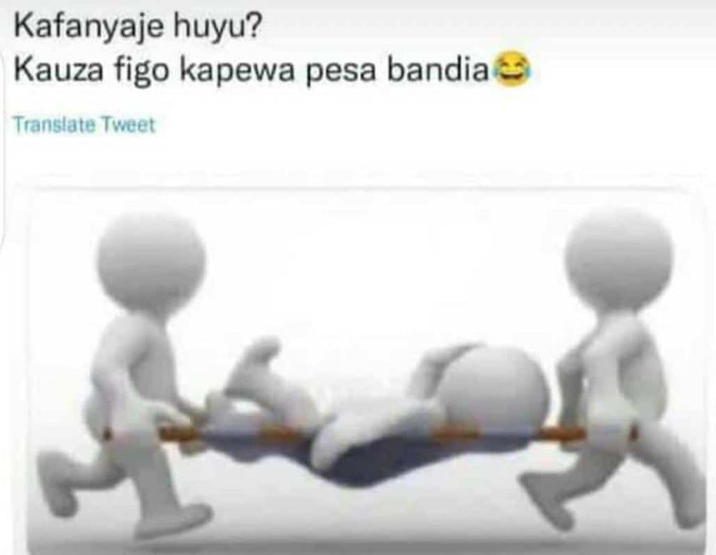 Kafanyaje huyu? kauza figo kapewa pesa bandia transtate twcet