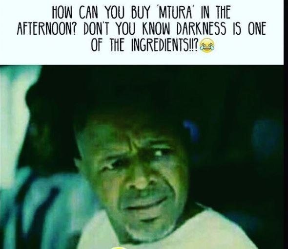 How can you buy mtura' w the afternoon? don't you know darkness 1s one of the in