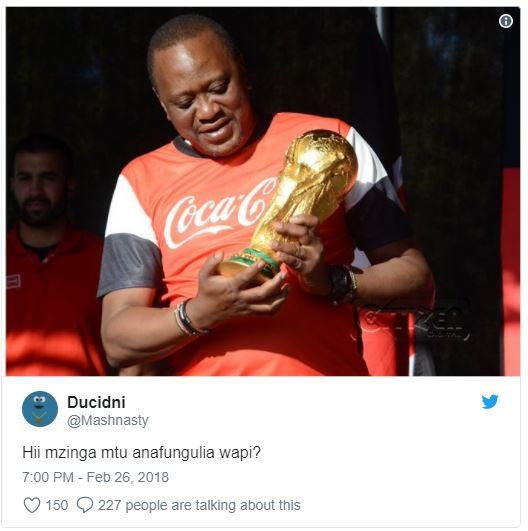 Ducidni mashnasty hii mzinga mtu anafungulia wapi? 7.00 pm _ feb 26, 150 v 227 p