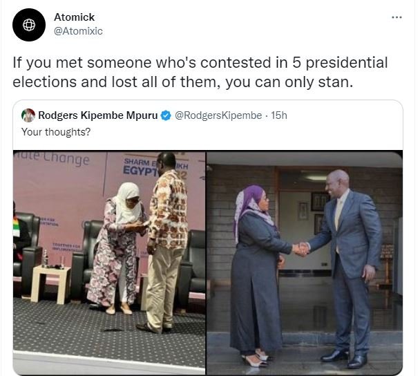 Atomick atomixic if you met someone who's contested in 5 presidential elections