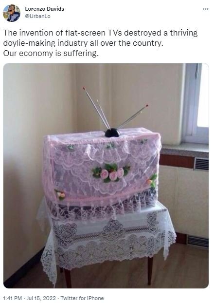 Lorenzo davids urbanlo the invention of flatscreen tvs destroyed a thriving doyl