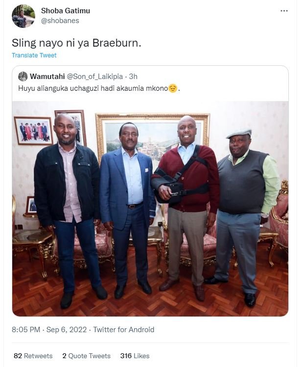 Shoba gatimu shobanes sling nayo ni ya braeburn. translate tweet wamutahi son_of