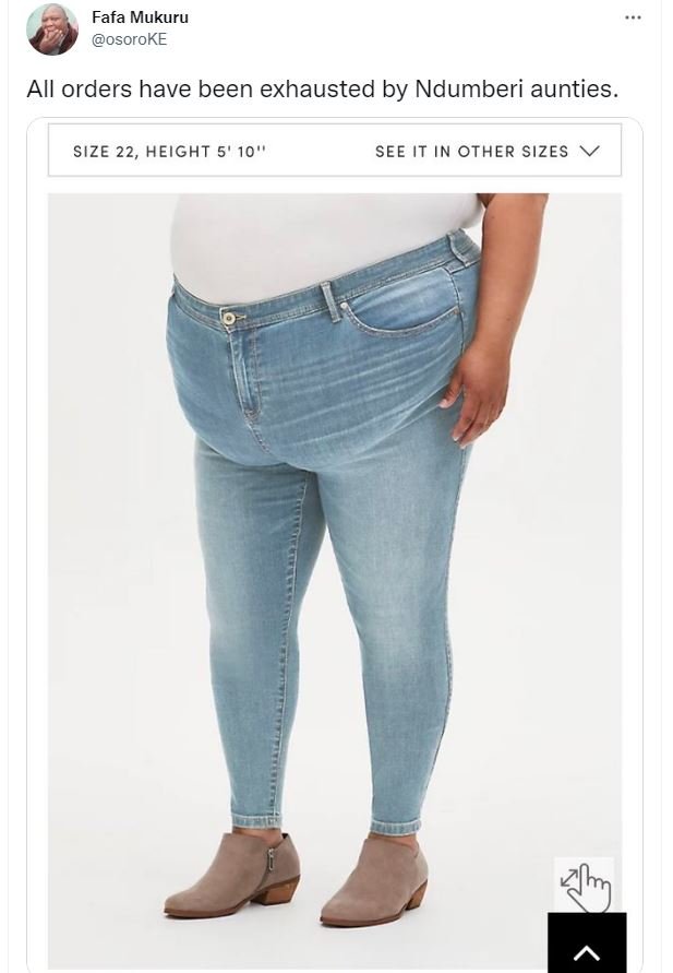 Fafa mukuru osoroke all orders have been exhausted by ndumberi aunties size 22,
