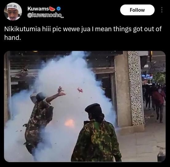 Kuwams kuwamodho_ follow nikikutumia hiii pic wewe jua mean things got out of ha