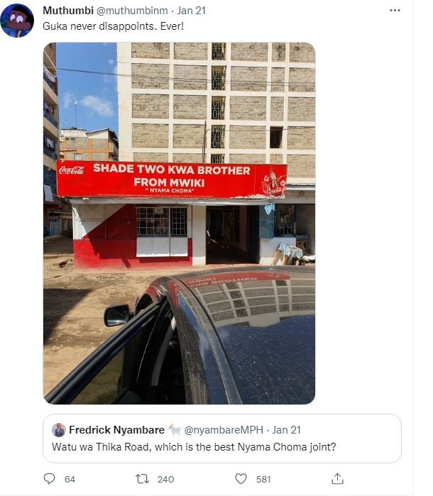 Muthumbi muthumbinm Jan Guka never disappoints Ever! CG SHADE Two KWA BRotheR FR