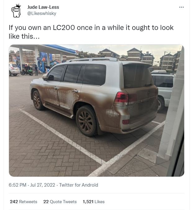 Jude lawless likeswhisky if you own an lc2oo once in a while it ought to look li