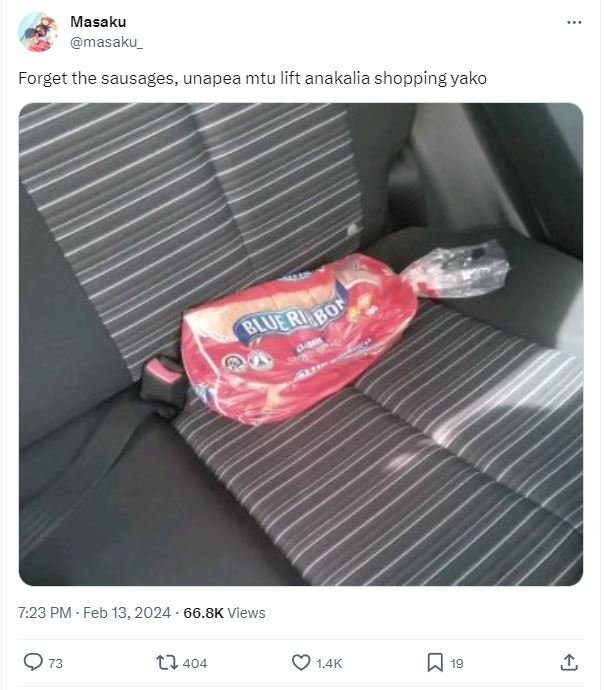 Masaku masaku_ forget the sausages. unapea mtu lift anakalia shopping yako 7.23