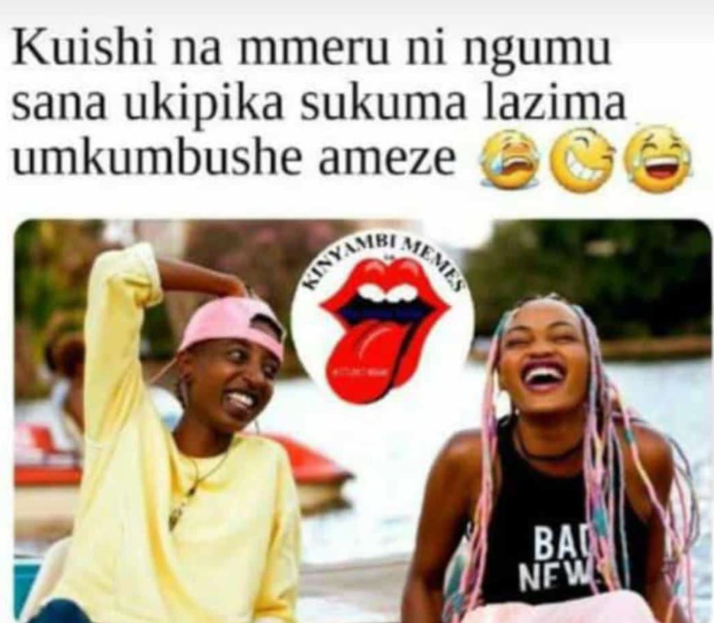 Kuishi na mmeru ni ngumu sana ukipika sukuma lazima umkumbushe ameze bal nfvi ye