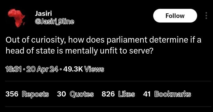 Jasiri jasirf_glne follow out of curiosity how does parliament determine if a he