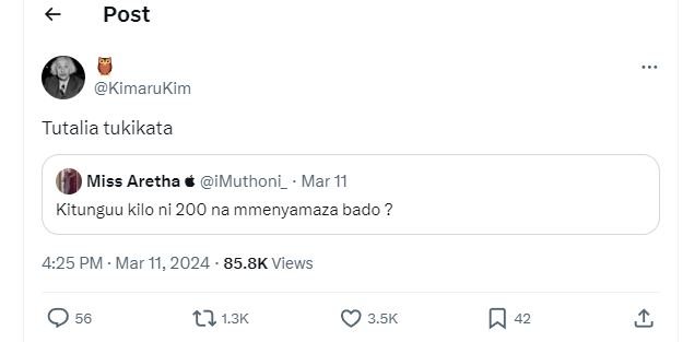 Post kimarukim tutalia tukikata miss aretha imuthoni _ mar 11 kitunguu kilo ni 2