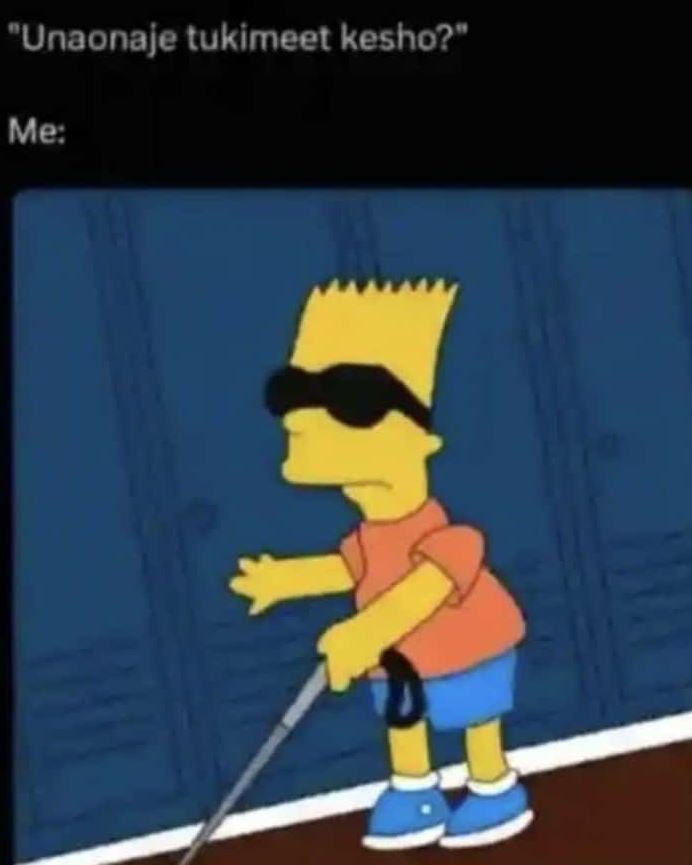 Unaonaje tukimeet kesho? me