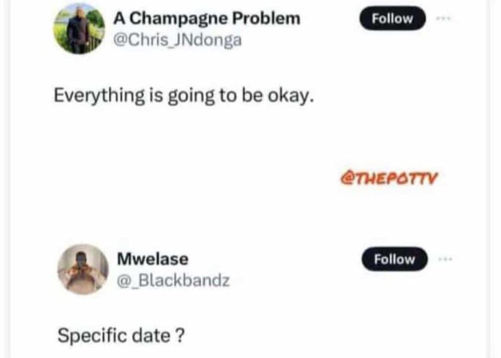 A champagne problem chris_jndonga follow everything is going to be okay. thepott