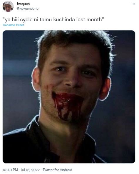 Jvcques kuwamocho_ 'ya hiii cycle ni tamu kushinda last month trens ate tveel 10