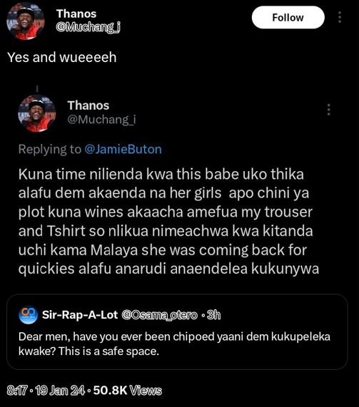 Thanos muchang follow yes and wueeeeh thanos muchang replying to jamiebuton kuna