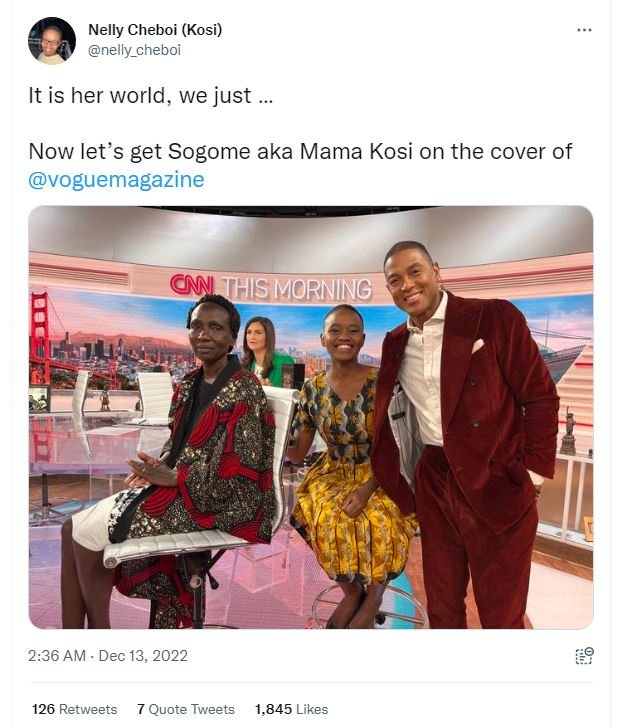 Nelly cheboi kosi nelly_cheboi it is her world, we just now let's get sogome aka