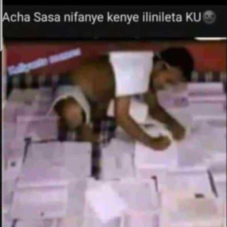 Acha sasa nifanye kenye ilinileta ku