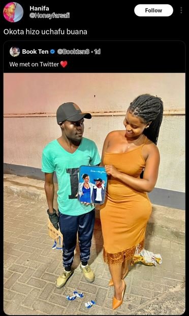 Hanifa honeyiaenfi follow okota hizo uchafu buana book ten g8ook8en3 , 1 we met