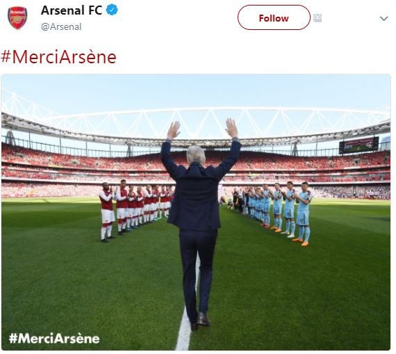 Arsenal fc arsenal follow merciarsène merciarsène