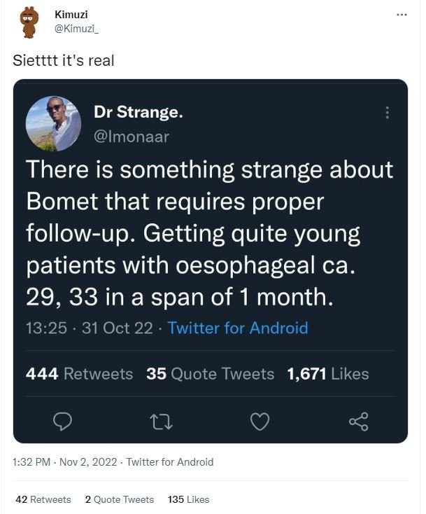 Kimuzi kimuzi sietttt it's real dr strange. imonaar there is something strange a